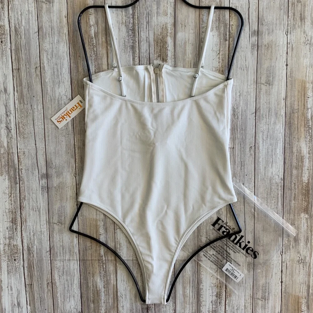 Frankie’s Bikinis Ribbed FLASH One Piece